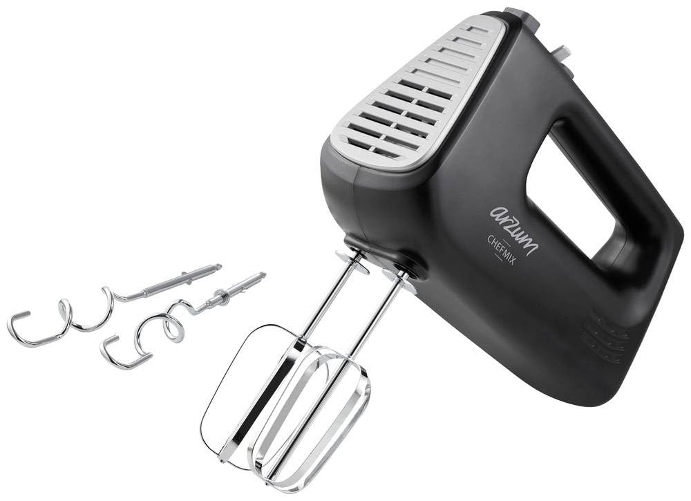 AR1163 ARZUM CHEFMIX MIXER, beater and dough hooks, 5-Stage Speed, Turbo Function, easy to clean, 40
