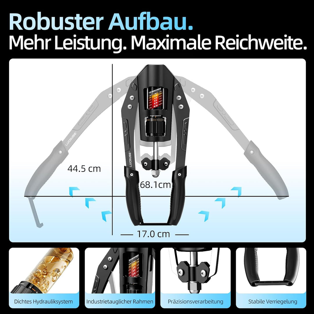 Arm Trainer mit Hydraulikzylinder – Verstellbarer Twister für Arme, Brust und Schultern, Fitness-Exp