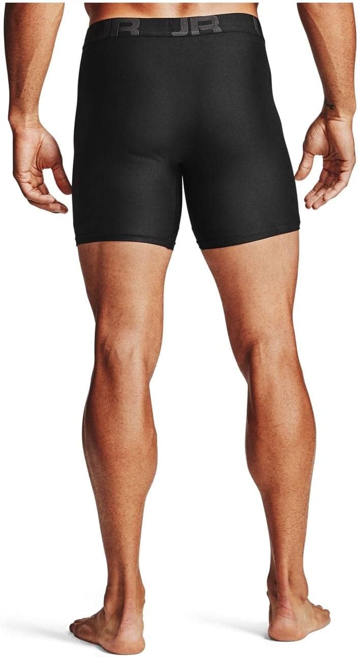 Under Armour Herren Tech 6-inch Novelty Boxerjock 2-Pack Unterwäsche (2er Pack) XS Schwarz, XS Schwa