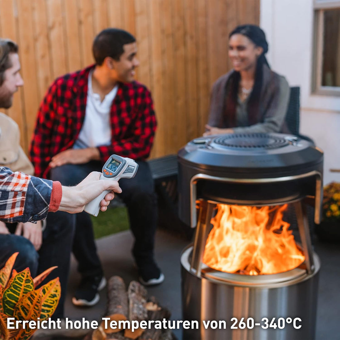 Solo Stove Bonfire Pi Fire Pizzaofen | Outdoor-Pizzaofen Zubehör für Bonfire Feuerstelle, Inkl. Trag