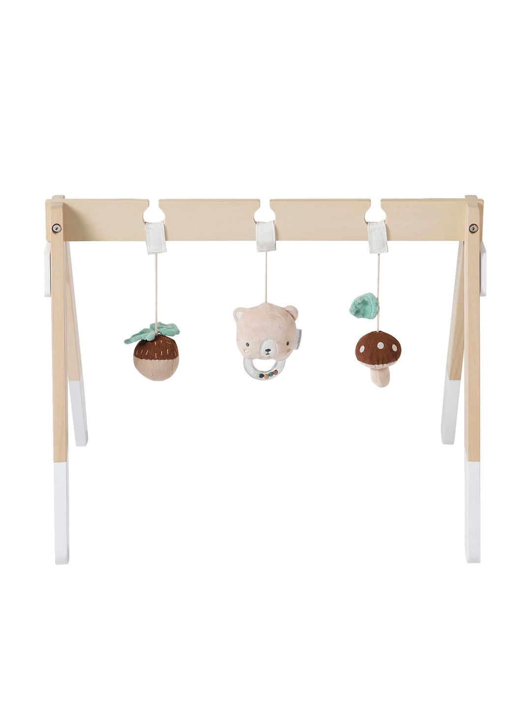 VERTBAUDET Tansania Spielschaukel aus Holz, Green Forest, TU Beige, Beige