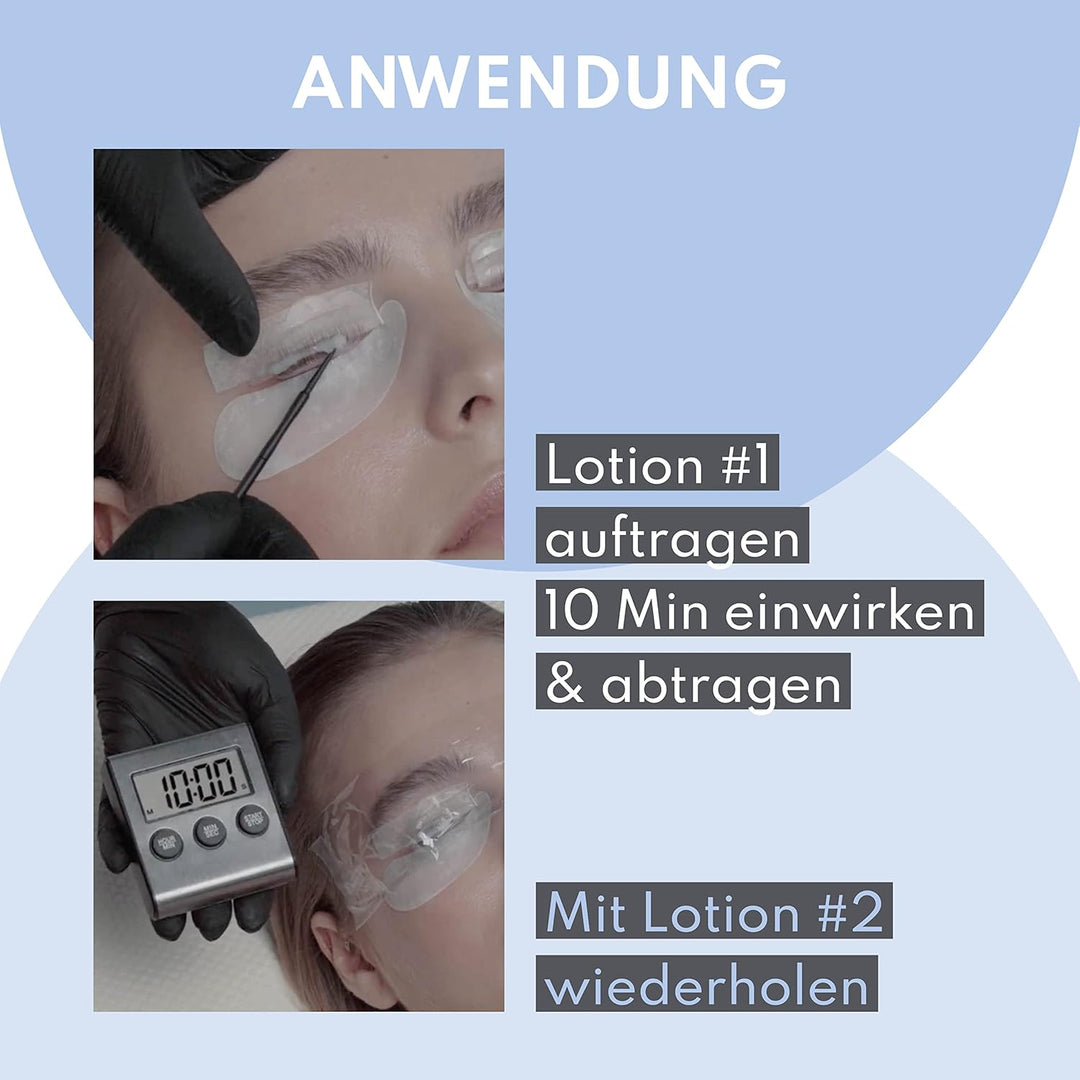 Augenmanufaktur Wimpernlifting Duo Set professionell für lange voluminöse natürliche Wimpern - Lifti