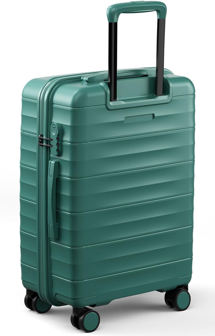 Hartschalenkoffer Mittelgross aus Polypropylen - Leicht Reisekoffer | Robuster Koffer Trolley | 4 Ro