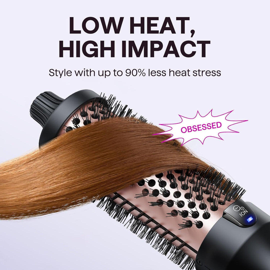Wavytalk Thermobürste, Thermal Brush Blowout Boost Ionische Lockenbürste, Macht Haar Glatt und Glänz