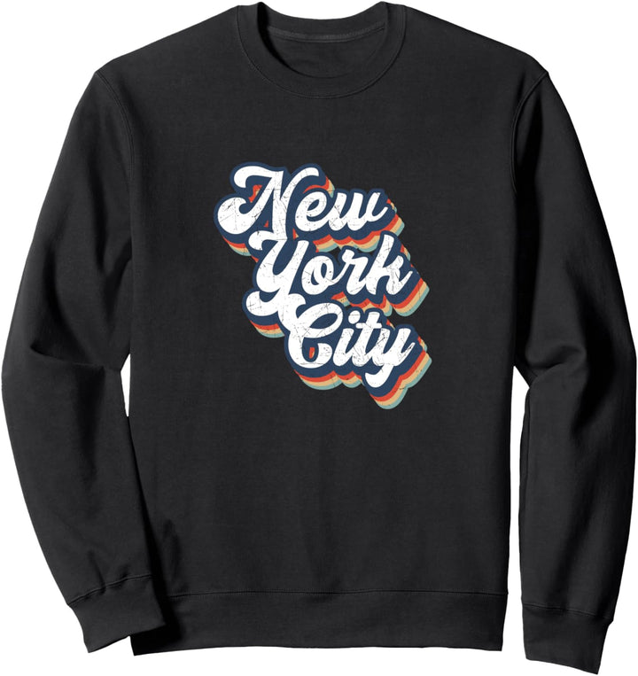 New York City | I Love New York | NYC Retro Vintage Graphic Sweatshirt