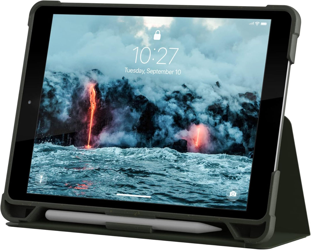 Urban Armor Gear Outback-Bio Case Apple iPad 10.2 Hülle (2021/2020 / 2019) biologisch abbaubar [Case