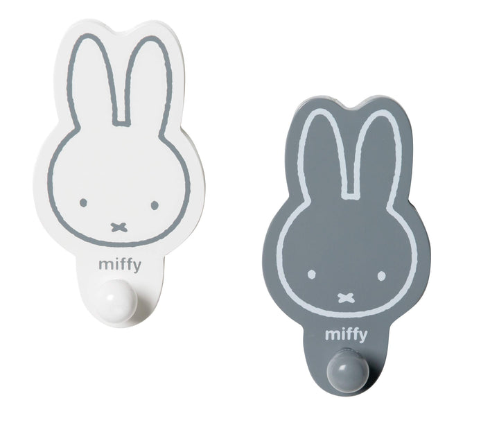 roba Wandhaken miffy 2er-Set mit Hasen Motiv - Garderobe & Deko fürs Baby & Kinderzimmer - Kleiderha