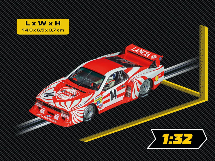 Carrera Digital 132 I Lancia Beta Montecarlo Turbo Lancia Italia No14 24h 1981 I Klassischer Rennwag