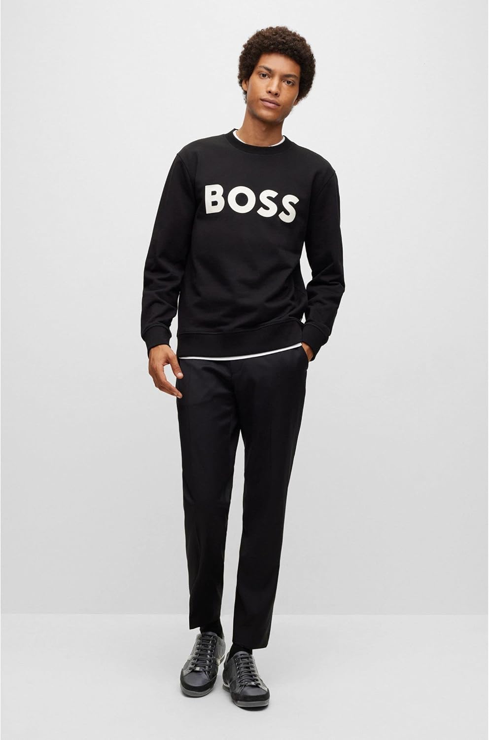 BOSS Herren Saturn Mx A Sneaker 39 EU 001 Black, 39 EU 001 Black