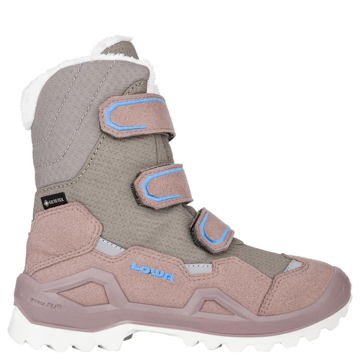 LOWA Stiefel hoch MILO EVO GTX HI JR 25 EU Grau Rose, 25 EU Grau Rose