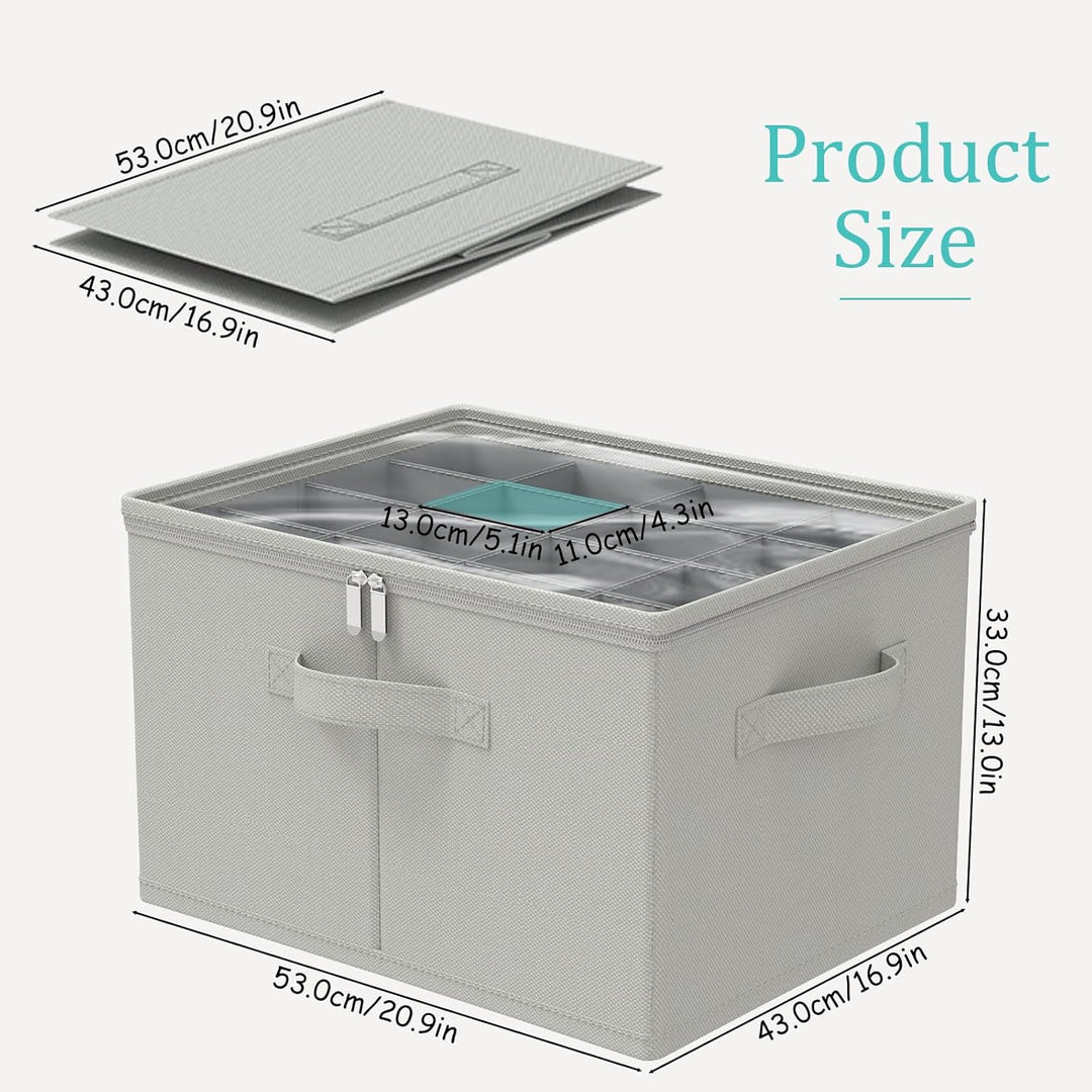 Schuhorganizer für Closet, Passt 16 Paare, Schuhe Organizer mit Durchsichtigem Deckel, Starke Aufbew