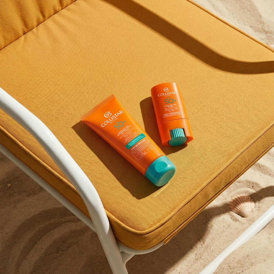 Collistar aktive Spray-Sonnenschutzmilch für hypersensible Haut, LSF 50, ideal für empfindliche/reak