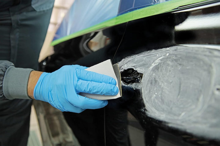 Indasa RHYNOSOFT PRECUT Rollen 115mm x 25m Körnung wählbar Schleifpapier Schleif Schwamm, Schleifbla