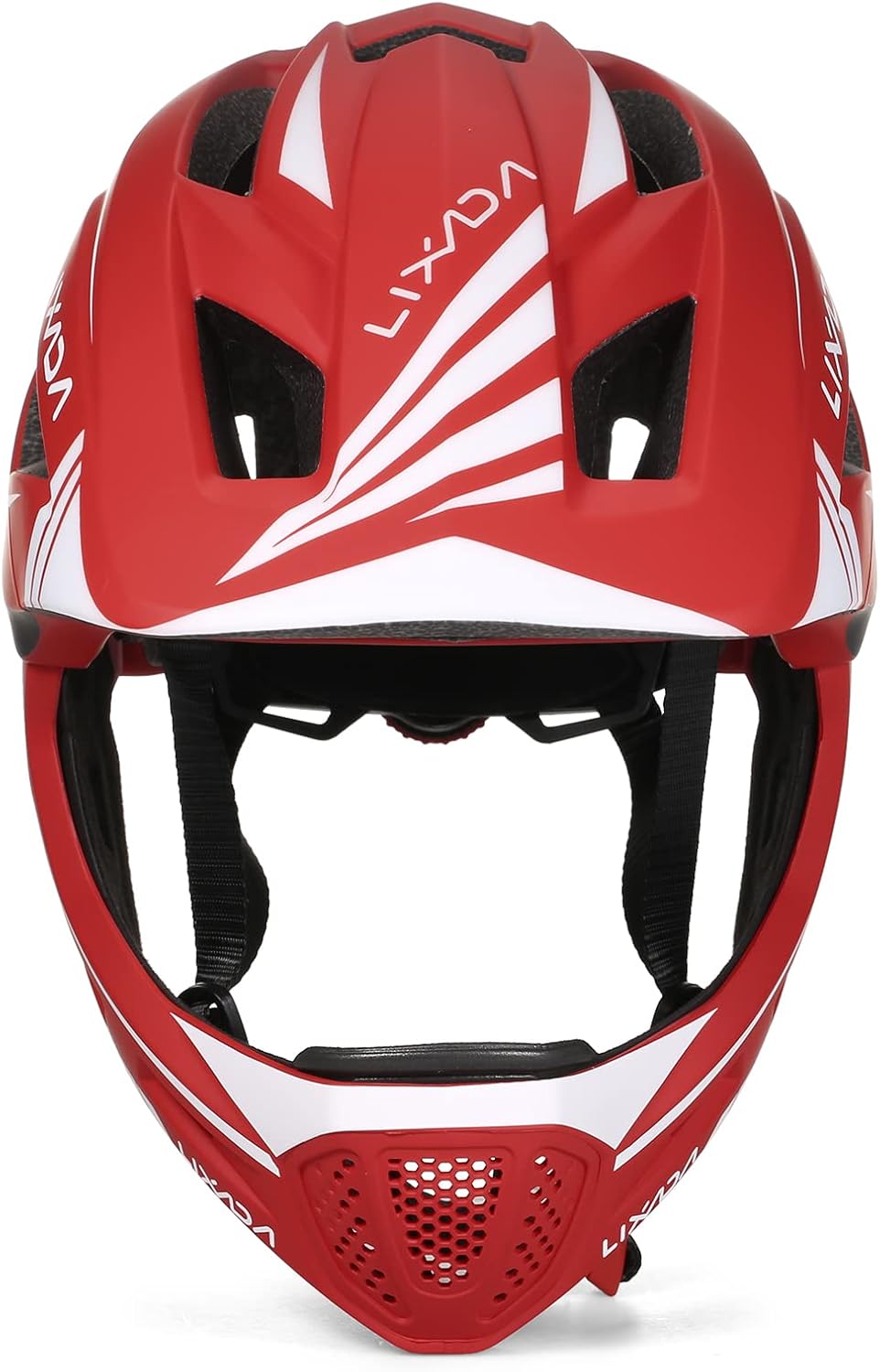 Lixada Fahrradhelm Kinder Helm Fullface Abnehmbar Unisex 52-58cm Children's Helmet 2-In-1 Integrated