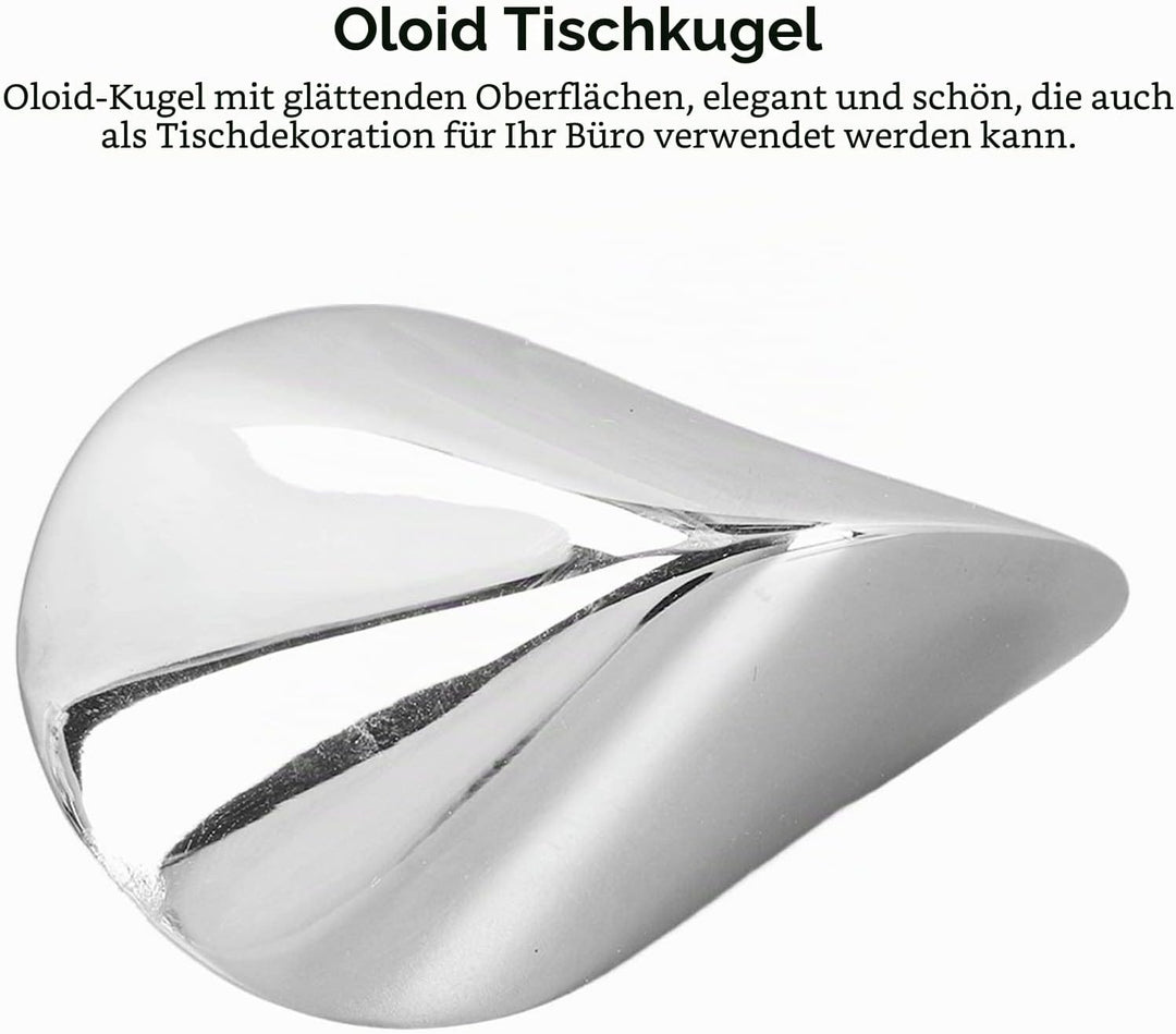 Keenso Oloid Desktop-Spielzeug Reduziert den Druck und Glättet Oberflächen. Dekompressionsball aus E