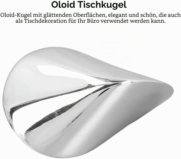 Keenso Oloid Desktop-Spielzeug Reduziert den Druck und Glättet Oberflächen. Dekompressionsball aus E