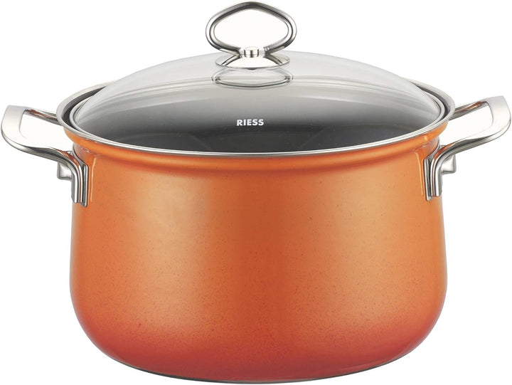 Riess, 0546-034, Spar-Set 5-teilig, NOUVELLE - CORALL, bestehend aus: Fleischtopf mit Glasdeckel 16,