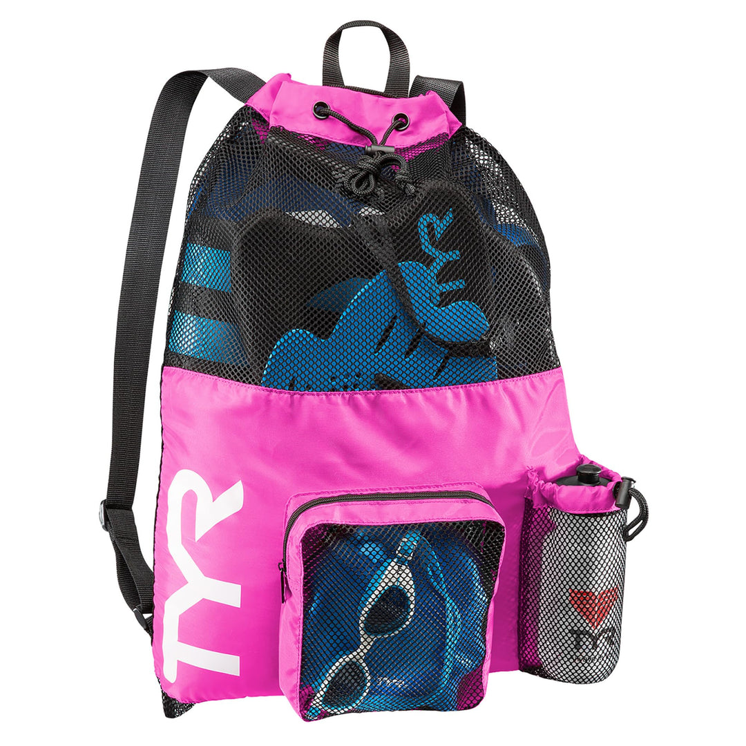 TYR Unisex Big Mesh Mummy Rucksack Tasche Einheitsgrösse Rosa, Einheitsgrösse Rosa