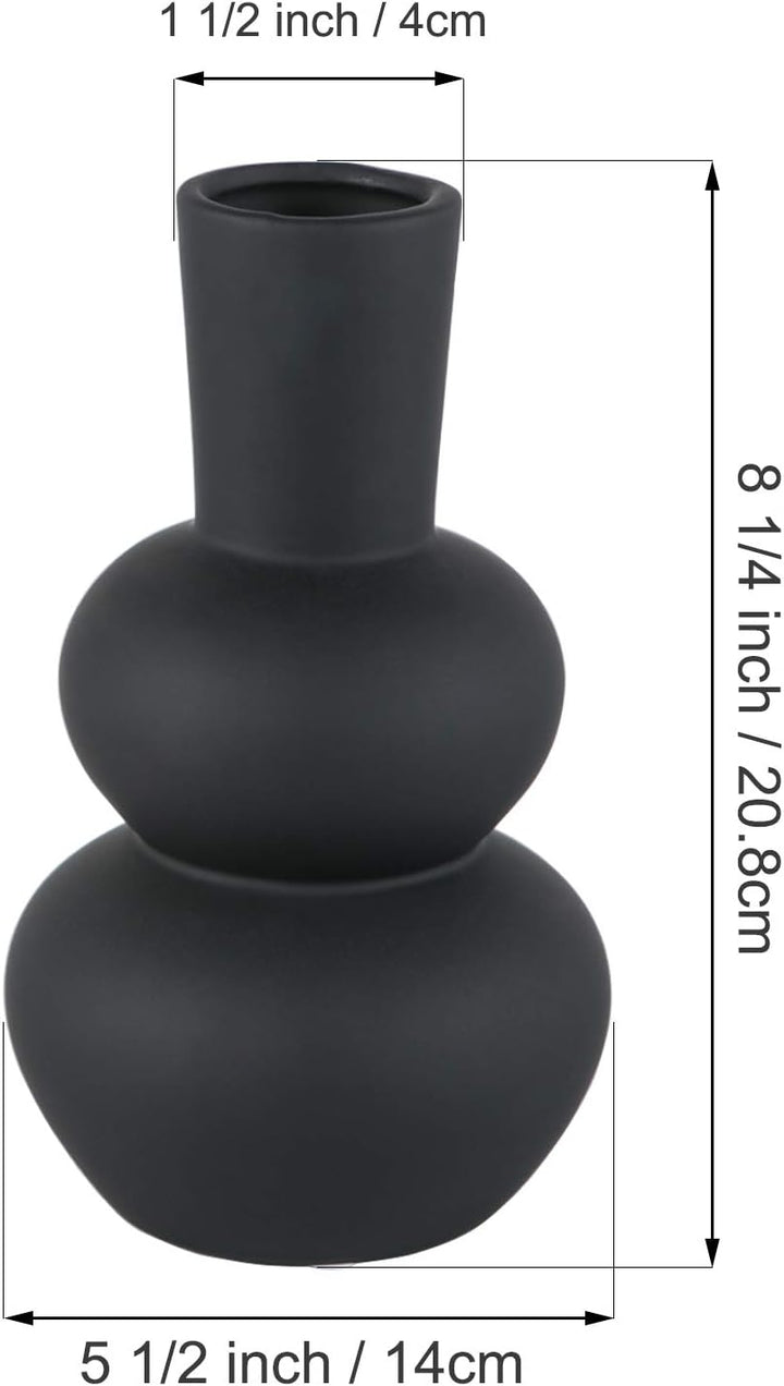 Tenforie Blumenvase aus Keramik für Dekoration, Blumenvase für Heimdekoration, Wohnzimmer, Zuhause,