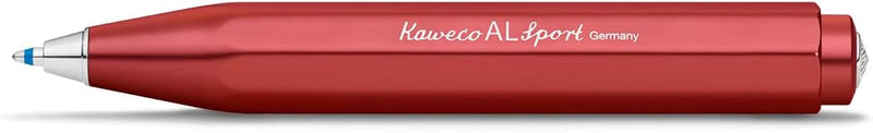 Kaweco Al Sport Deep Red Business Kuli aus hochwertigem Aluminium I 12 g leichter Taschen-Kugelschre