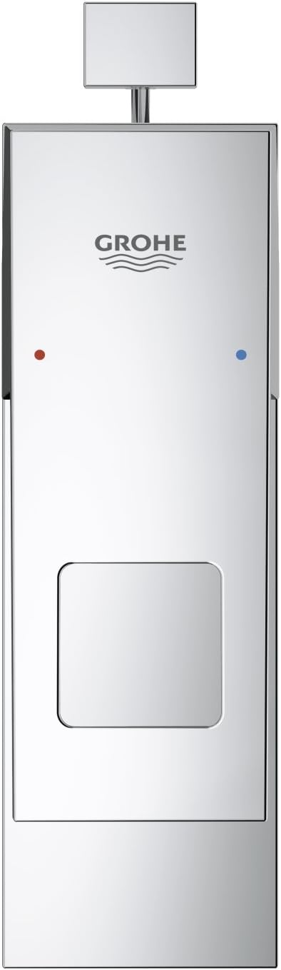 GROHE Eurocube - Einhand-Waschtischarmatur (S-Size, mit Zugstange, Einlochmontage),chrom, 23127000 S