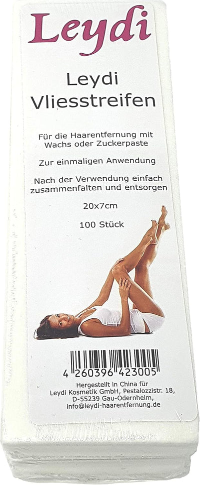 MEGA SPARANGEBOT 1200 Leydi Vliesstreifen - für die Haarentfernung mit Warmwachs und Zuckerpaste