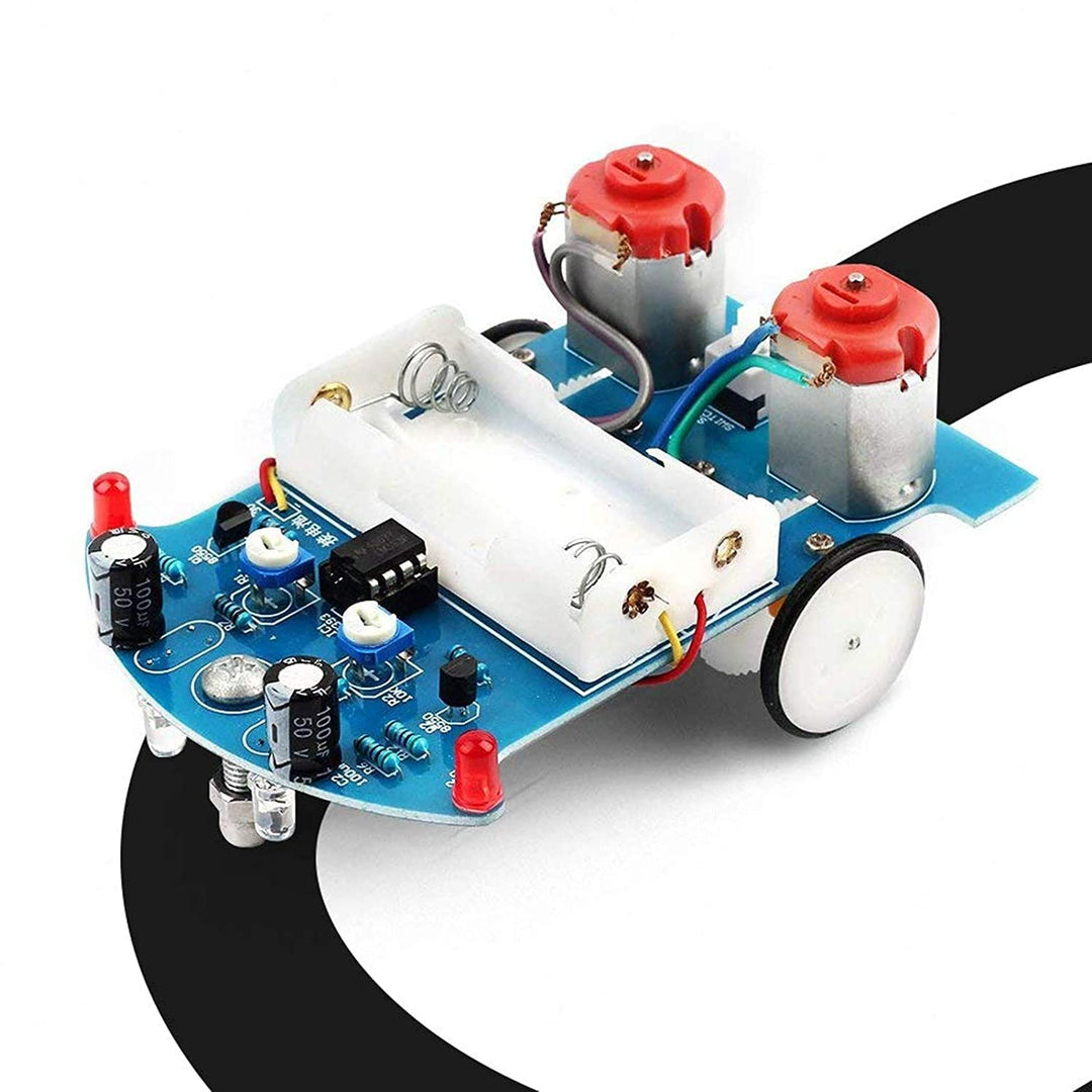 PEMENOL Praxis Löten Lernen Elektronik Kit, Smart Car Adventskalender Löten Projekt Kits, Linie nach