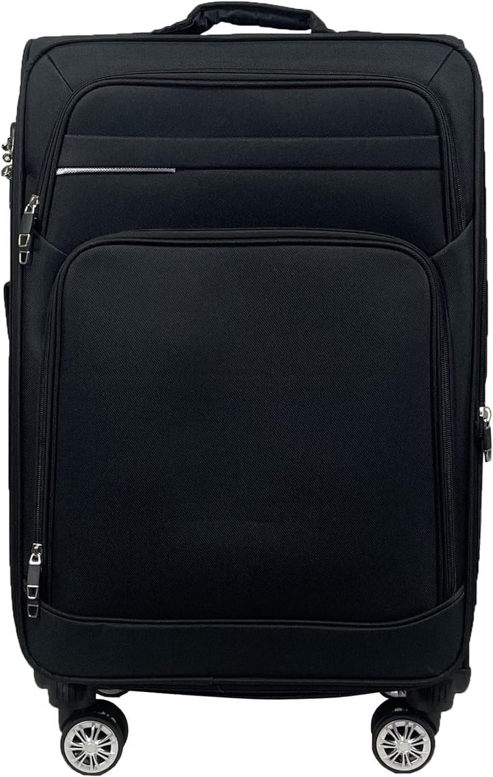 MY TRAVEL BAG Stoff Reisekoffer Trolley Erweiterbar mit Zwillingsrollen (M/L/XL/XXL oder 4er Set) We