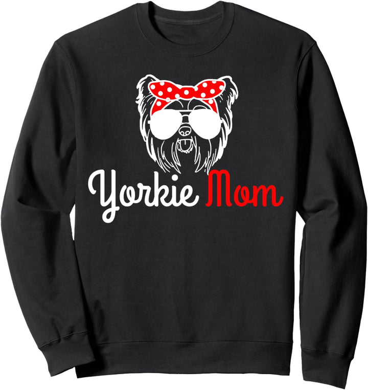 Yorkshire Terrier Mom Vintage Lustig Hund Yorkie Sweatshirt