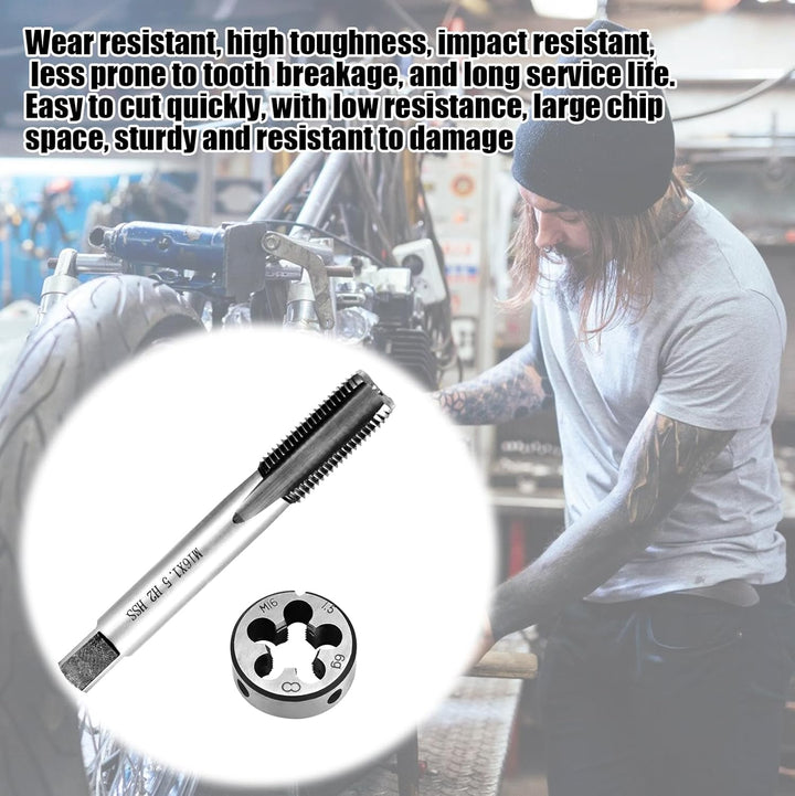 M16 x 1,5 Metrisch Gewindeschneid und Gewindeschneideisen, Gewindeschneider, M16 HSS Gewindebohrer S