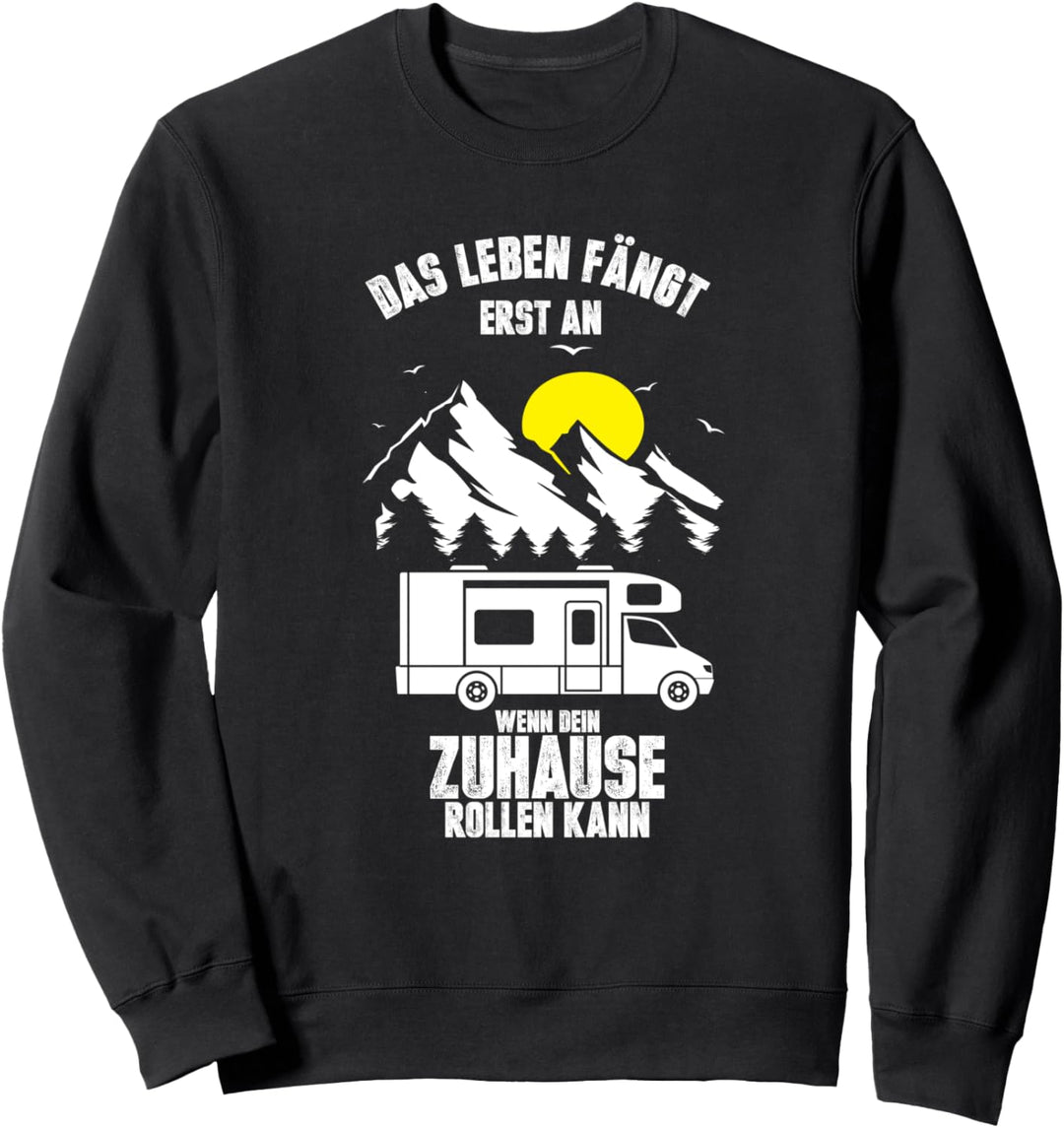 Camper Wohnmobil Wohnwagen Campen Reise Sweatshirt
