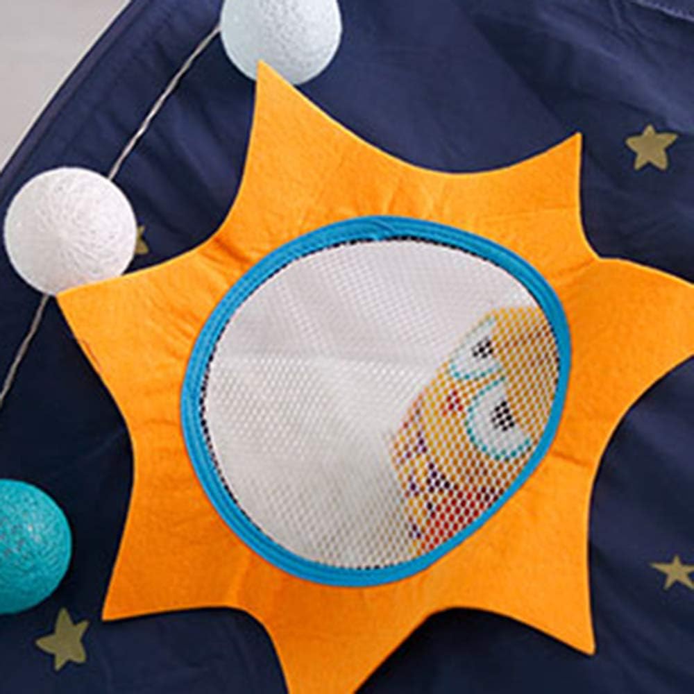 Powcan Kinderzelt für Mädchen Jungen Spielzelt für Kinder Galaxie Sternenhimmel Spielhaus Zelt Kinde