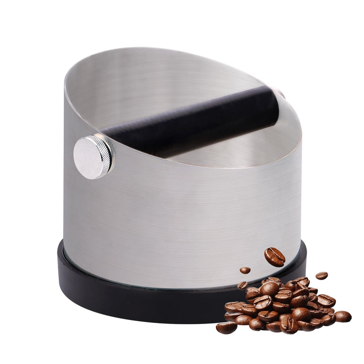 Abklopfbehälter für Siebträger, Edelstahl Kaffeesatz Abschlagbehälter, Kaffee Knock,Kaffeesatz Absch