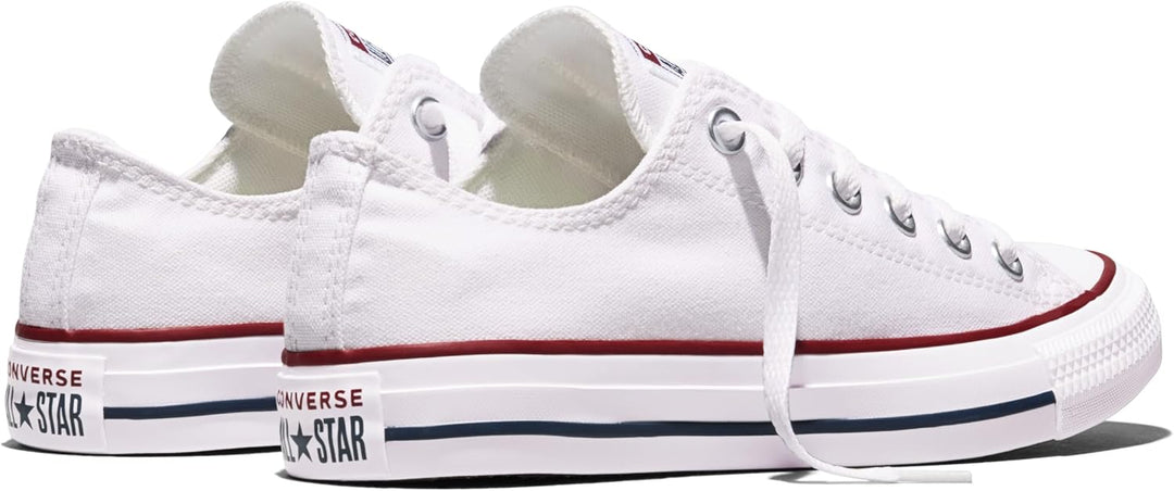 Converse Basic Chucks - All Star OX - Maroon 36 EU Weiss Optical White, 36 EU Weiß Optical Whit