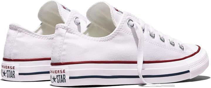 Converse Basic Chucks - All Star OX - Maroon 36 EU Weiss Optical White, 36 EU Weiß Optical Whit