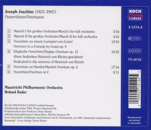 Ouvertüren, Audio-CD