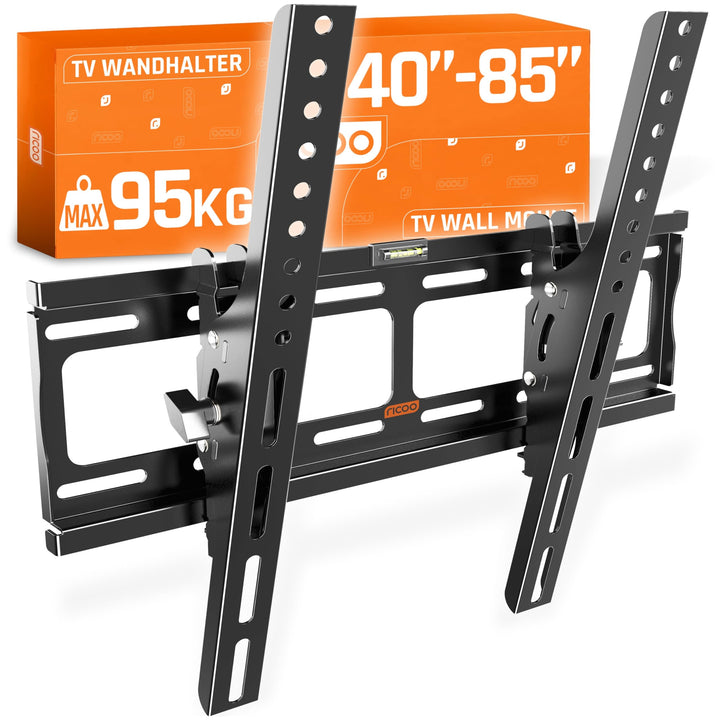 RICOO TV Wandhalterung Fernseher Halterung Neigbar Flach Ultra Slim für 32-65 Zoll R09 RICOO Wandhal