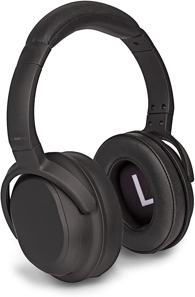 LINDY 73204 LH500XW+ Kabelloser Kopfhörer mit Active Noise Cancelling und aptX, Schwarz