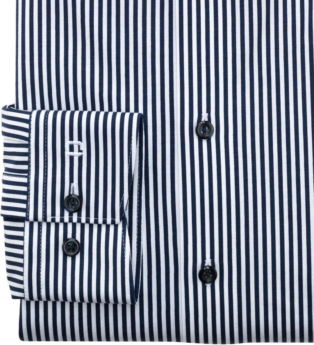 OLYMP Herren Businesshemd Langarm Luxor 24/Seven,Rotationsdruck,modern fit,Kent-Kragen,Marine 18,45