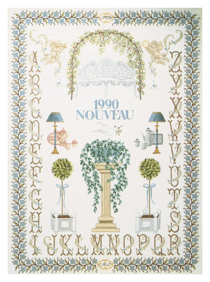 Thea Gouverneur - Kreuzstich-Set - Probenehmer - Leinen - 32 Count - Für Erwachsene - 1090 Sampler,