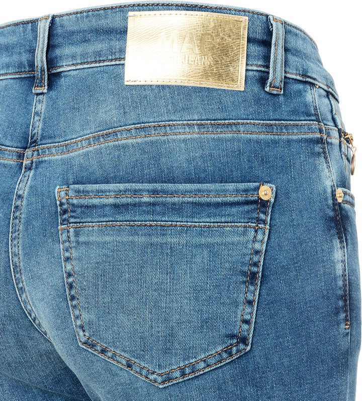 Mac Damen Jeans Rich Slim Slim Fit, 34W / 26L D415 Authentic Indigo Used
