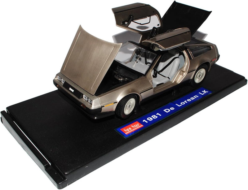 Sun Star de Lorean Delorean ZurÜck in Die Zukunft StrassenveRSion 1/18 Sunstar Sunstar Modellauto Mo