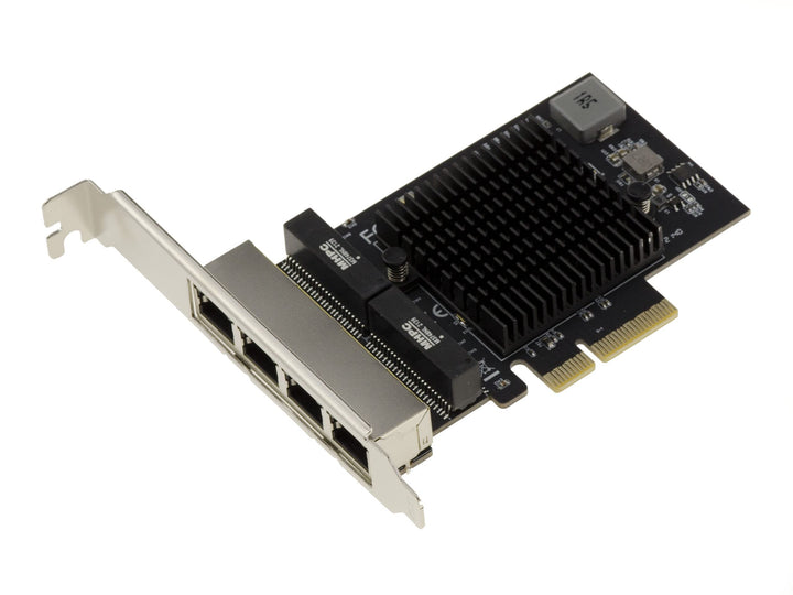 KALEA-INFORMATIQUE PCIe 2.5 LAN Quad Gigabit Ethernet-Karte 10 100 1000 2500 1G 2.5G 4 RJ45-Ports. M
