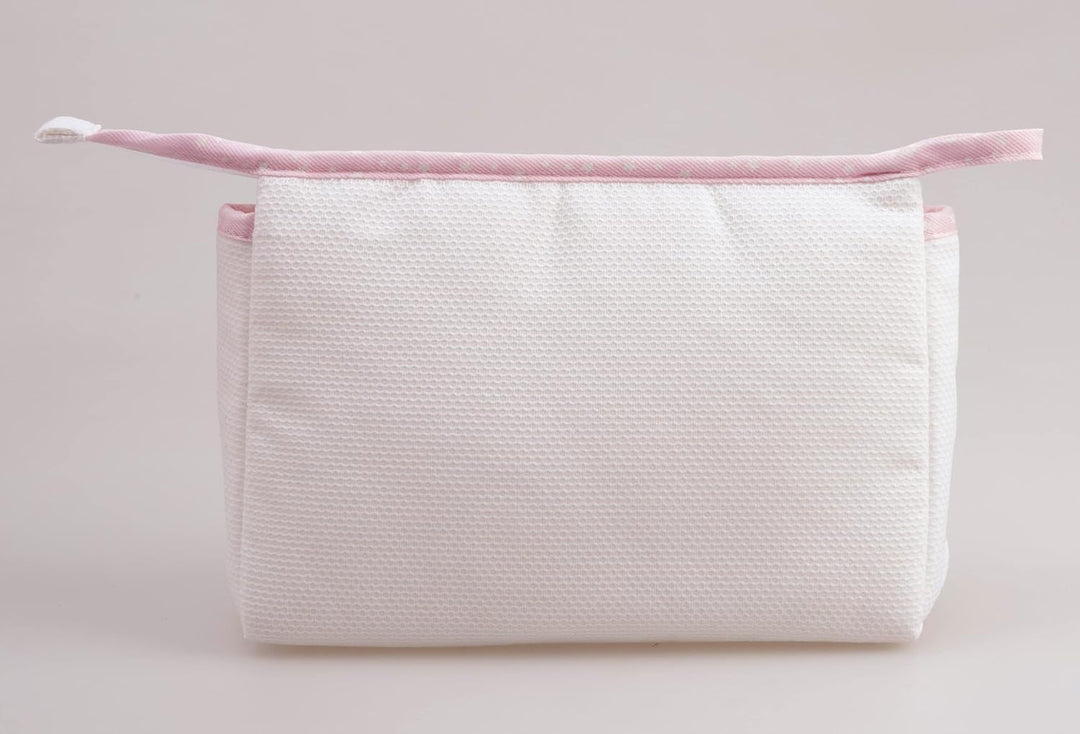 Filet - Reisetasche mit Reissverschluss, Aida Canvas Stickerei Tasche, Beauty Product Organiser, 100