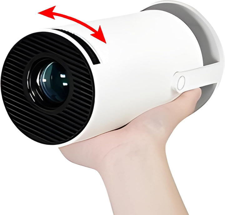 Retoo Beamer Mini Projektor 4K mit Android, Tragbarer Videoprojektor, Auto-matische WiFi Kontrast 15