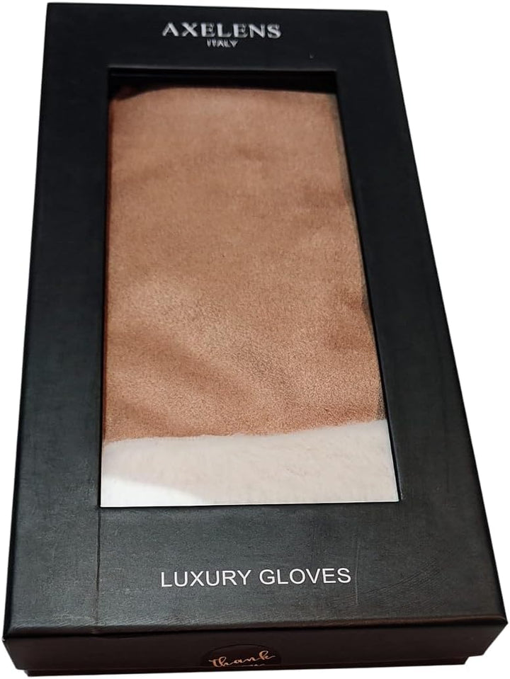 AXELENS Fäustlinge Winterhandschuhe Damen Beige, Beige