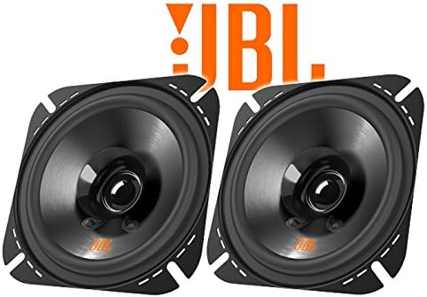 Lautsprecher Einbauset passend mit JBL Stage2 424 | 2-Wege | 10cm Koax Auto Einbauzubehör für VW Pol