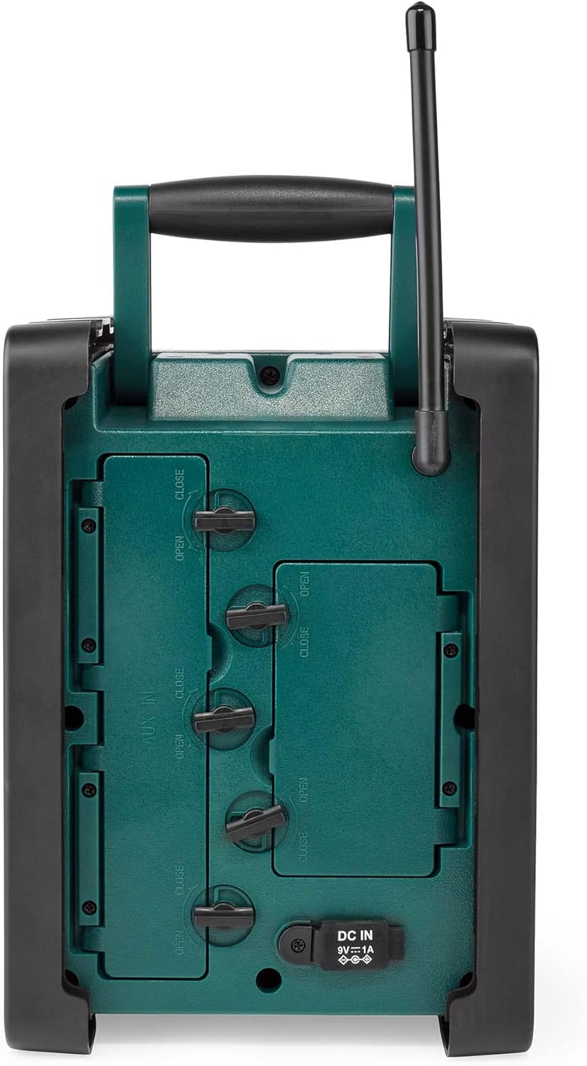 Nedis DAB + Radio | Tisch Ausführumg | DAB+ / FM | 2.2" | Scharz-weiss Monitor | Batteriebetrieben/N