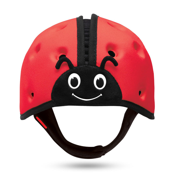 SHB001 Babyhelm Marienkäfer, Kopfschutz für Babys, rot, Marienkäfer