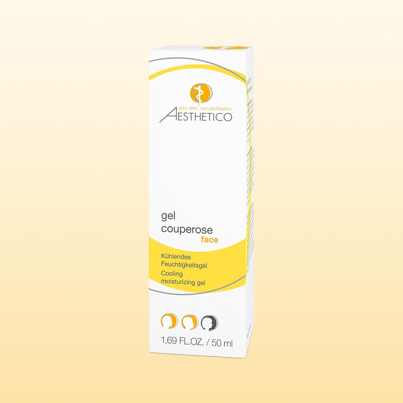 AESTHETICO gel couperose, 50 ml - Kühlendes Pflegegel zur Minderung von Rötungen bei Couperose und R
